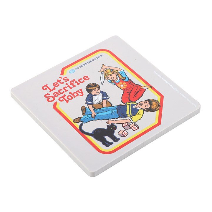 Let's Sacrifice Toby Coaster by Steven Rhodes | Inspired Creative Gifts | UK Supplier