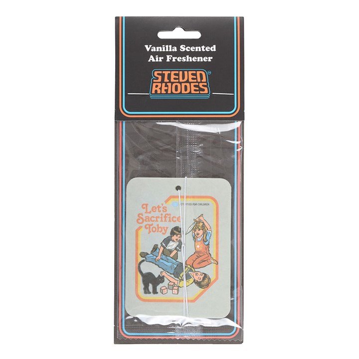 Let's Sacrifice Toby Vanilla Air Freshener by Steven Rhodes | Inspired Creative Gifts | UK Supplier