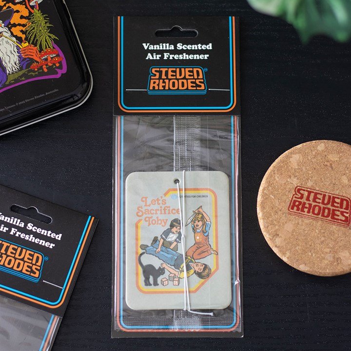 Let's Sacrifice Toby Vanilla Air Freshener by Steven Rhodes | Inspired Creative Gifts | UK Supplier