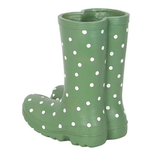 Light Green Welly Boot Planter | Inspired Creative Gifts | UK Supplier