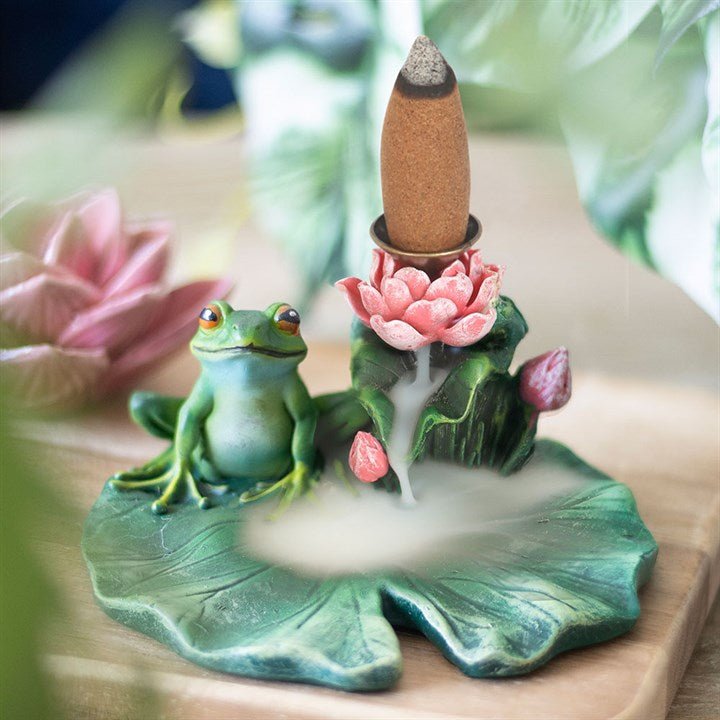 Lily Pad Backflow Incense Burner | Inspired Creative Gifts | UK Supplier