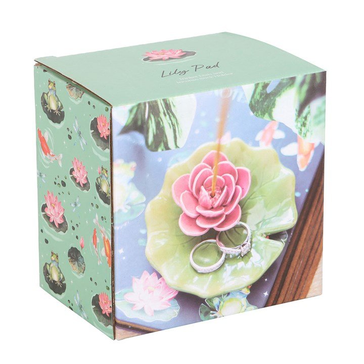 Lily Pad Trinket Dish and Incense Stick Holder | Inspired Creative Gifts | UK Supplier