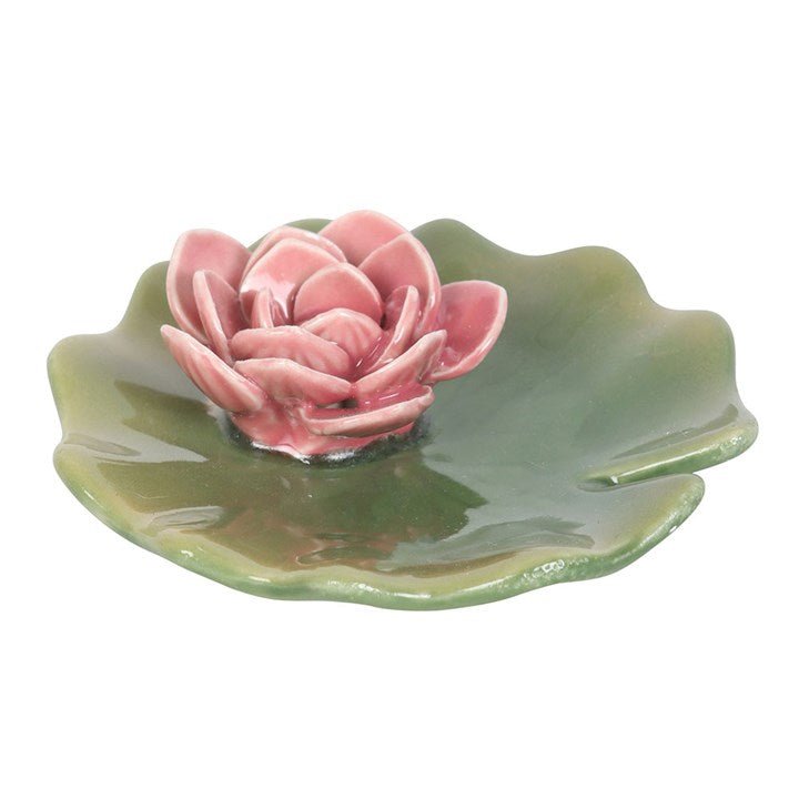 Lily Pad Trinket Dish and Incense Stick Holder | Inspired Creative Gifts | UK Supplier