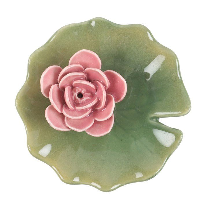 Lily Pad Trinket Dish and Incense Stick Holder | Inspired Creative Gifts | UK Supplier