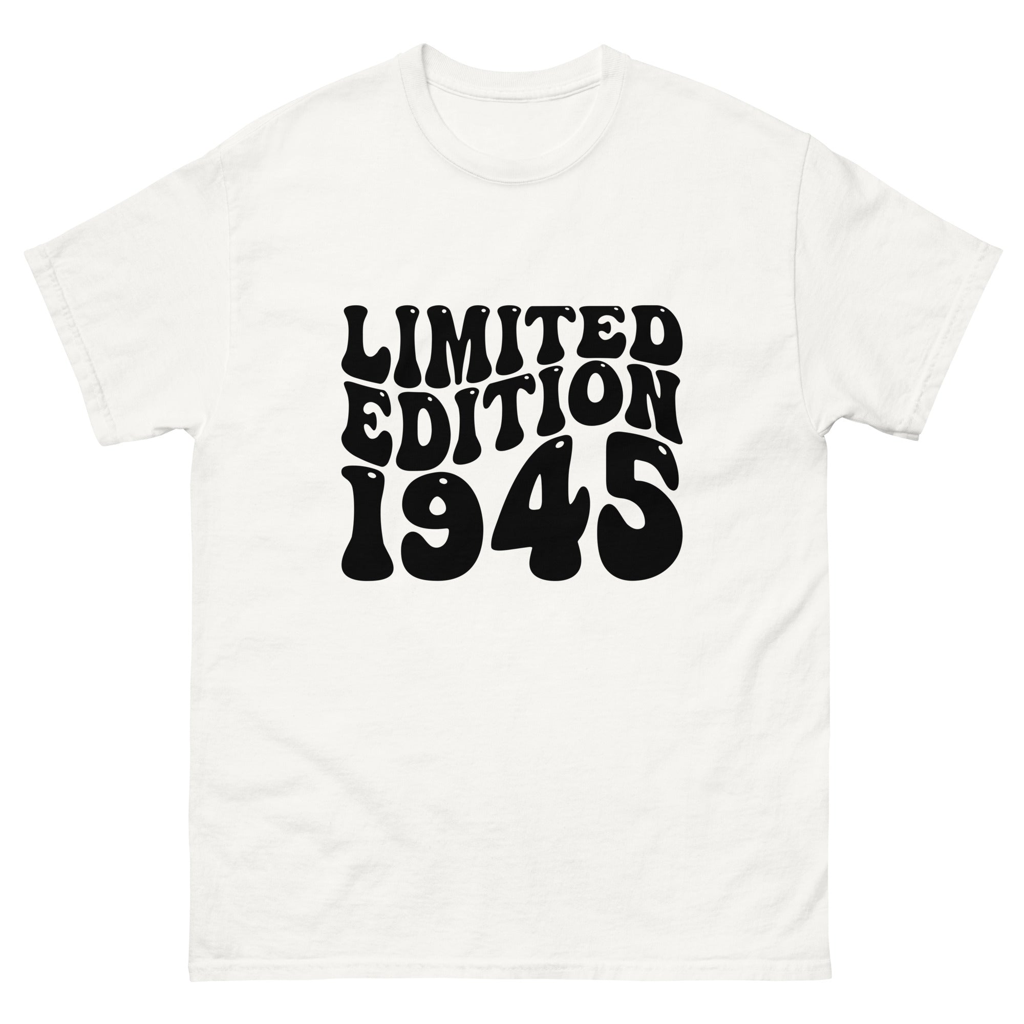 Limited Edition 1945 80th Birthday Mens classic tee | Inspired Creative Gifts | UK Supplier