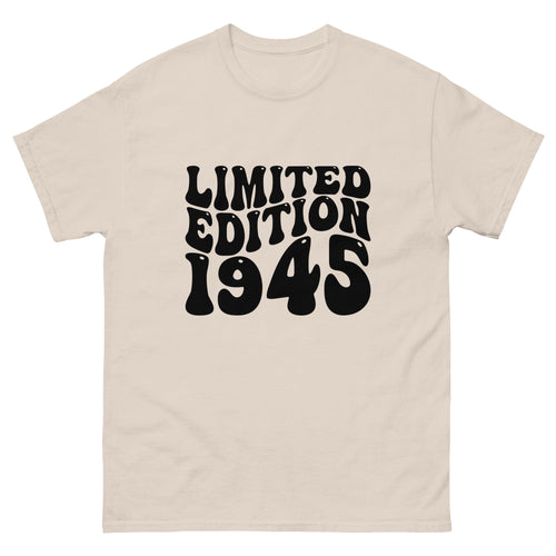 Limited Edition 1945 80th Birthday Mens classic tee | Inspired Creative Gifts | UK Supplier