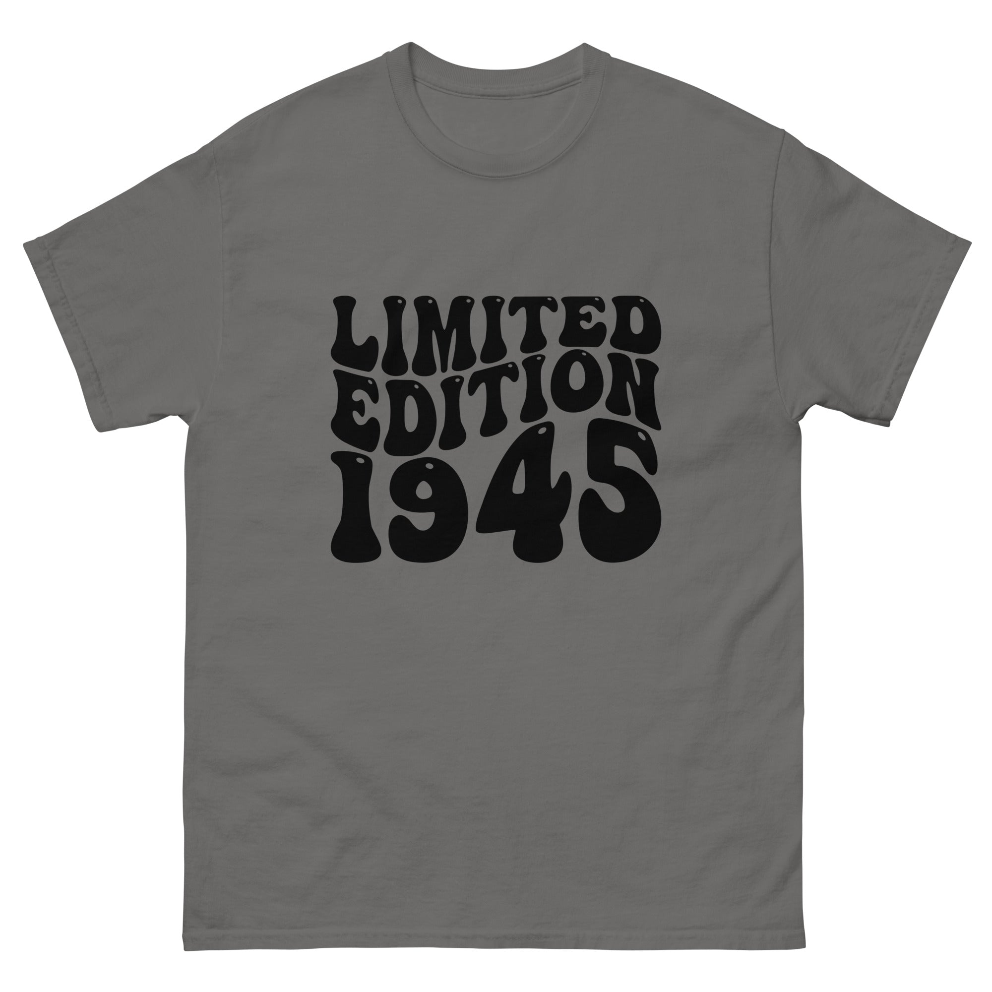 Limited Edition 1945 80th Birthday Mens classic tee | Inspired Creative Gifts | UK Supplier