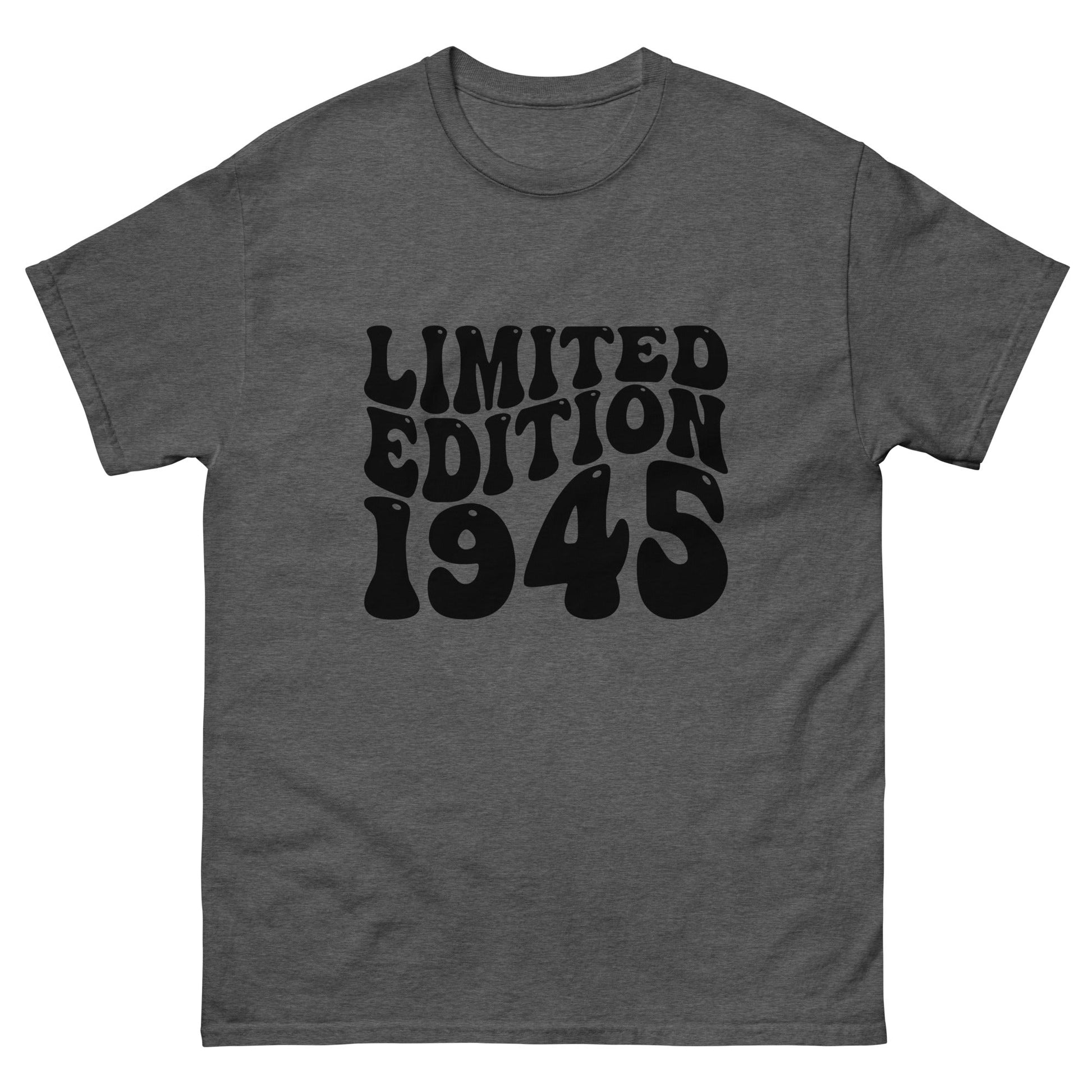 Limited Edition 1945 80th Birthday Mens classic tee | Inspired Creative Gifts | UK Supplier