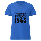 Limited Edition 1945 80th Birthday Women’s basic softstyle t-shirt | Inspired Creative Gifts | UK Supplier