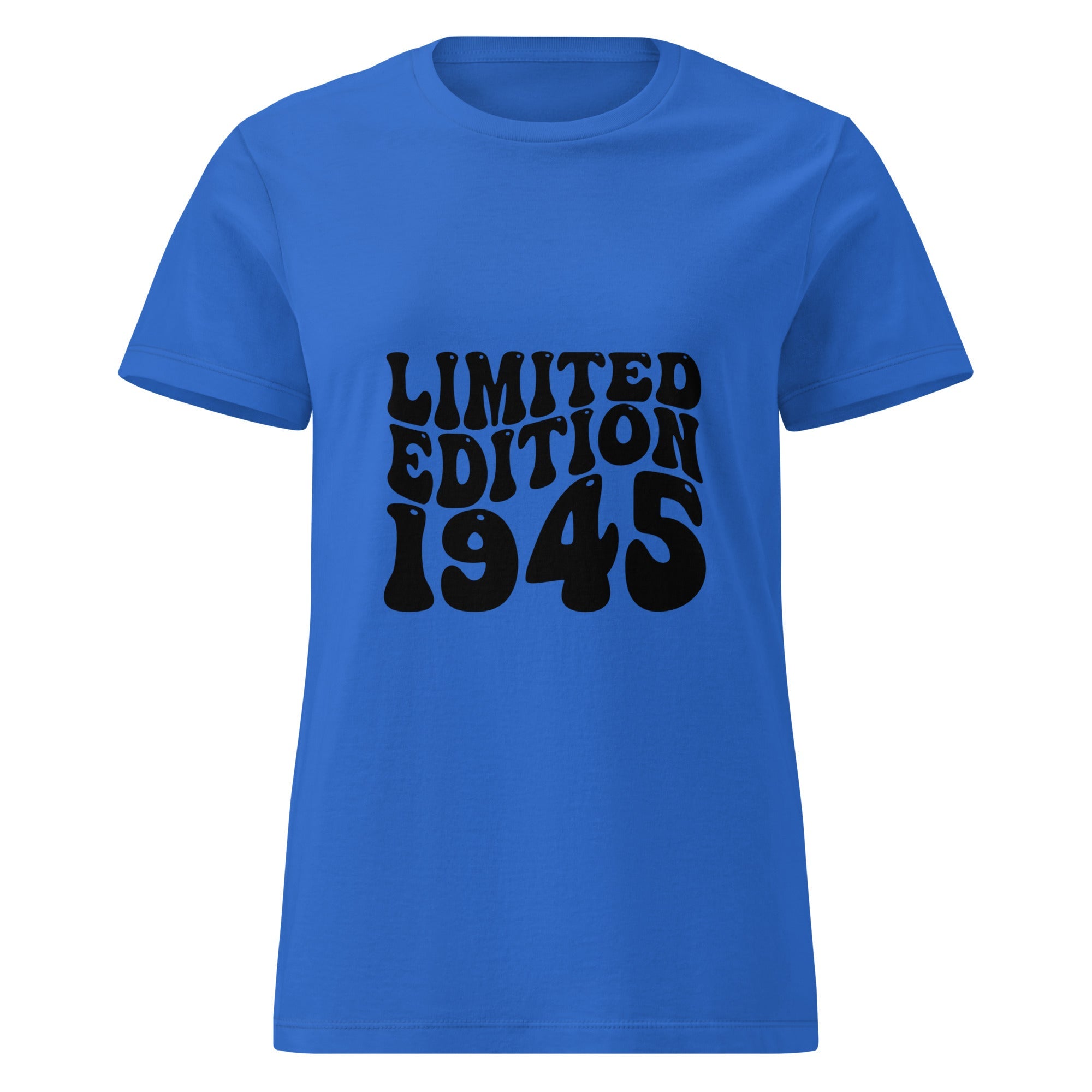 Limited Edition 1945 80th Birthday Women’s basic softstyle t-shirt | Inspired Creative Gifts | UK Supplier