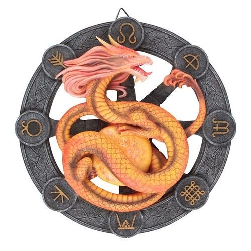 Litha Dragon Resin Wall Plaque by Anne Stokes | Wall Art | Inspired Creative Gifts
