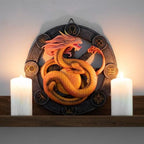 Litha Dragon Resin Wall Plaque by Anne Stokes | Inspired Creative Gifts | UK Supplier