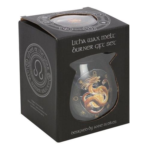 Litha Wax Melt Burner Gift Set by Anne Stokes | Inspired Creative Gifts | UK Supplier