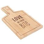 Love At First Bite Bamboo Serving Board | Inspired Creative Gifts | UK Supplier
