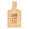 Love At First Bite Bamboo Serving Board | Inspired Creative Gifts | UK Supplier