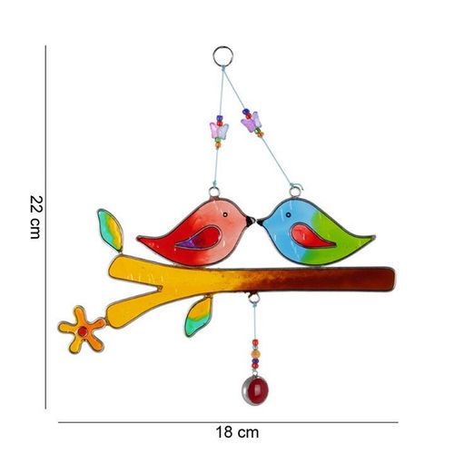 Love Birds On A Branch Suncatcher | Inspired Creative Gifts | UK Supplier