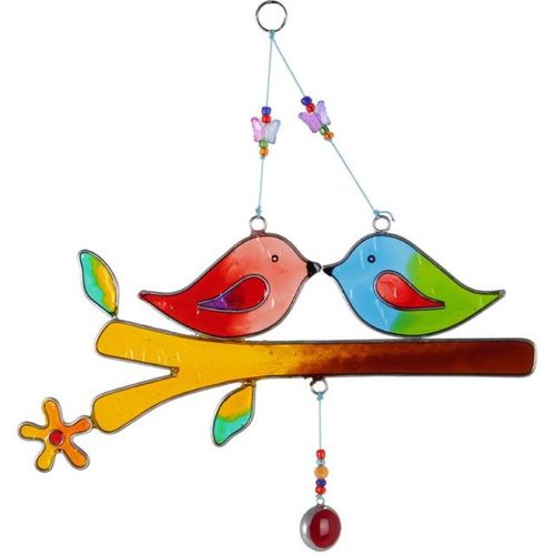 Love Birds On A Branch Suncatcher | Inspired Creative Gifts | UK Supplier