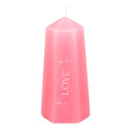 Love Crystal Candle with Rough Rose Quartz | Inspired Creative Gifts | UK Supplier
