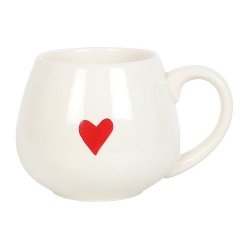 Love Heart Hidden Message Rounded Mug | Inspired Creative Gifts | UK Supplier