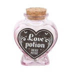 Love Potion Decorative Glass Heart Potion Bottle | Inspired Creative Gifts | UK Supplier
