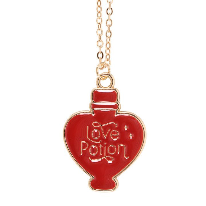 Love Potion Enamel Necklace Card | Inspired Creative Gifts | UK Supplier