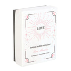 Love Rose Quartz Crystal Chip Potion Bottle Necklace | Inspired Creative Gifts | UK Supplier