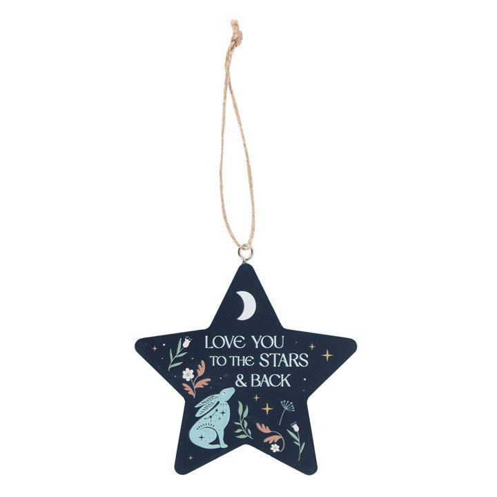 Love You to the Stars and Back Hare Hanging Decoration | Inspired Creative Gifts | UK Supplier