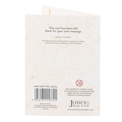 Lucky Beetle Necklace Card | Inspired Creative Gifts | UK Supplier