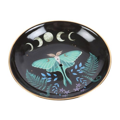 Luna Moth Ceramic Incense Plate | Inspired Creative Gifts | UK Supplier