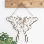 Luna Moth Hanging Sign | Inspired Creative Gifts | UK Supplier