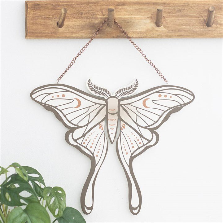 Luna Moth Hanging Sign | Inspired Creative Gifts | UK Supplier