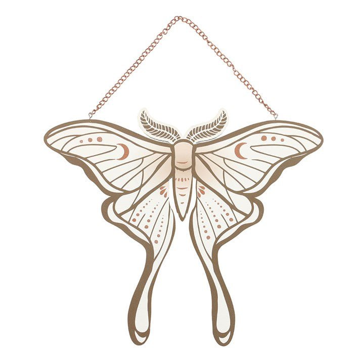 Luna Moth Hanging Sign | Inspired Creative Gifts | UK Supplier