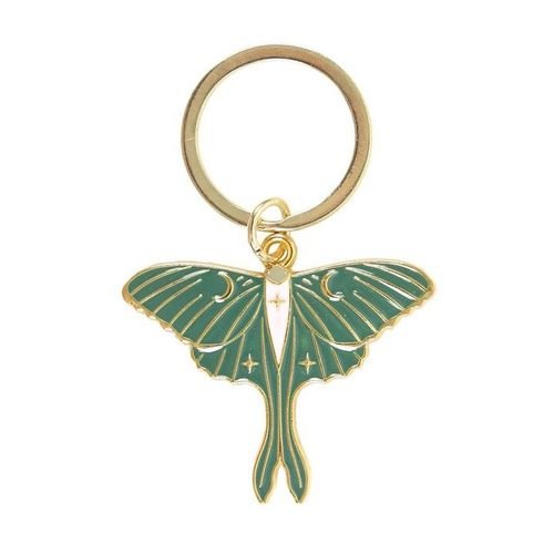 Luna Moth Keyring | Inspired Creative Gifts | UK Supplier