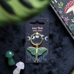 Luna Moth Keyring | Inspired Creative Gifts | UK Supplier