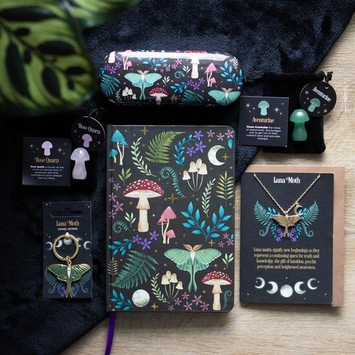Luna Moth Keyring | Inspired Creative Gifts | UK Supplier