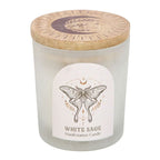 Luna Moth Manifestation Candle with Clear Quartz Crystals | Inspired Creative Gifts | UK Supplier