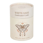 Luna Moth Manifestation Candle with Clear Quartz Crystals | Inspired Creative Gifts | UK Supplier