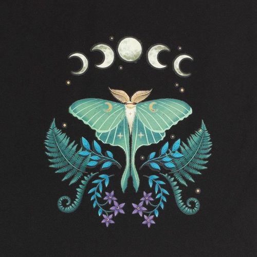 Luna Moth Polycotton Tote Bag | Inspired Creative Gifts | UK Supplier