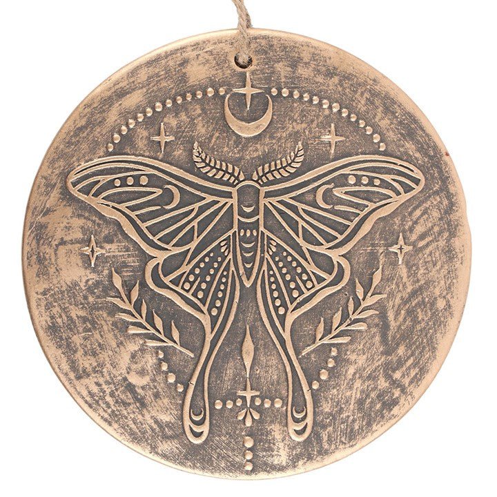 Luna Moth Terracotta Plaque | Inspired Creative Gifts | UK Supplier