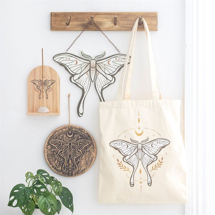 Luna Moth Terracotta Plaque | Inspired Creative Gifts | UK Supplier