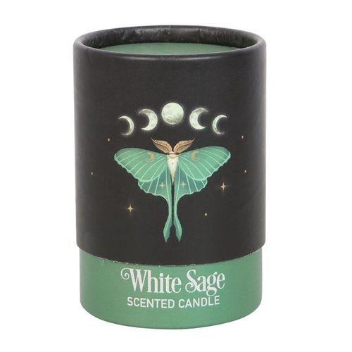Luna Moth White Sage Candle | Inspired Creative Gifts | UK Supplier