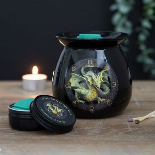 Mabon Wax Melt Burner Gift Set by Anne Stokes | Inspired Creative Gifts | UK Supplier