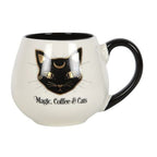 Magic, Coffee & Cats Rounded Mug | Inspired Creative Gifts | UK Supplier