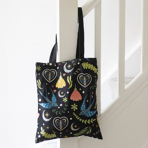 Midnight Bloom Polycotton Tote Bag | Inspired Creative Gifts