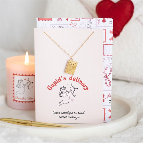 Love Letter Locket Necklace on Greeting Card | Inspired Creative Gifts