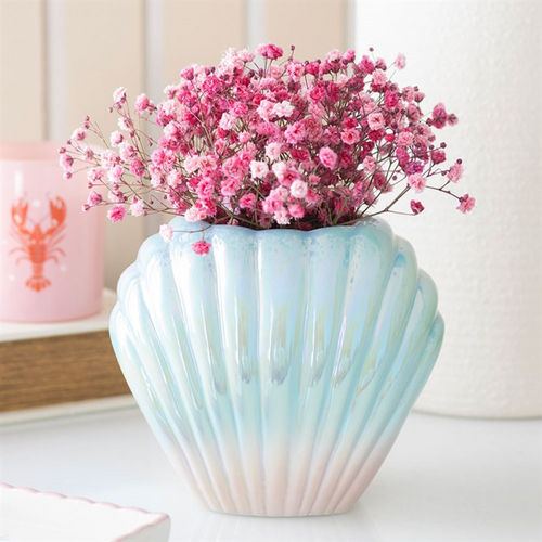 Iridescent Shell Flower Vase | Inspired Creative Gifts