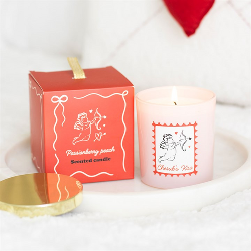 Cherub's Kiss Passionberry Peach Candle | Candles | Inspired Creative Gifts