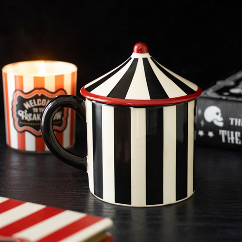 Black Striped Circus Tent Mug |  | Inspired Creative Gifts