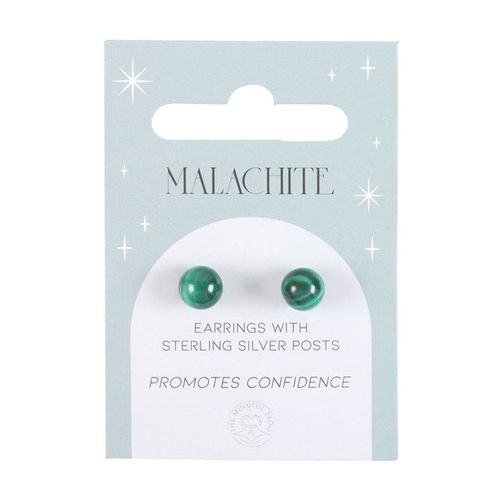 Malachite Semi Precious Crystal Earrings | Inspired Creative Gifts | UK Supplier