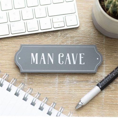 Man Cave Wall Plaque | Inspired Creative Gifts | UK Supplier